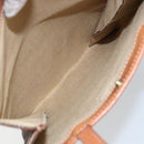 CELINE Macadam Canvas Tote Bag PVC Brown Auth 152082-11