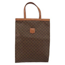 CELINE Macadam Canvas Tote Bag PVC Brown Auth 152082-13