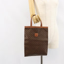 CELINE Macadam Canvas Tote Bag PVC Brown Auth 152082-20