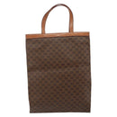 CELINE Macadam Canvas Tote Bag PVC Brown Auth 152082-2