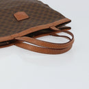 CELINE Macadam Canvas Tote Bag PVC Brown Auth 152082-7