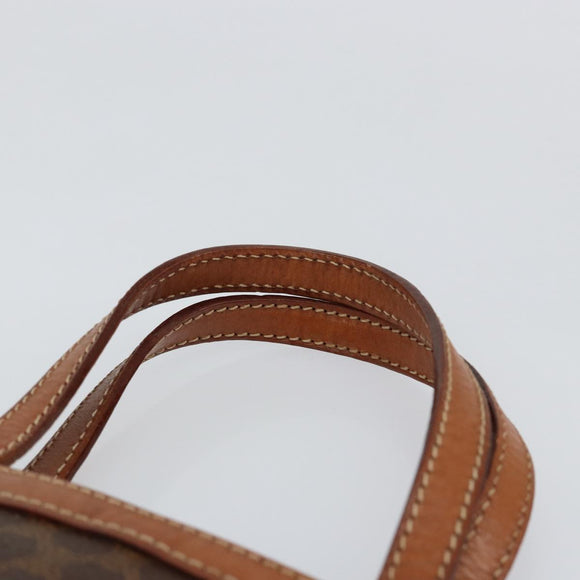 CELINE Macadam Canvas Tote Bag PVC Brown Auth 152082