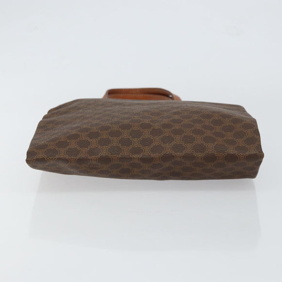 CELINE Macadam Canvas Tote Bag PVC Brown Auth 152082