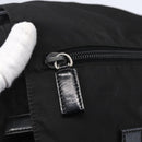PRADA Shoulder Bag Nylon Black Silver Auth 152083-20