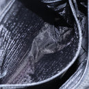 PRADA Shoulder Bag Nylon Black Silver Auth 152083-25