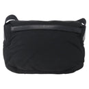 PRADA Shoulder Bag Nylon Black Silver Auth 152083-2