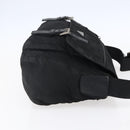 PRADA Shoulder Bag Nylon Black Silver Auth 152083-4