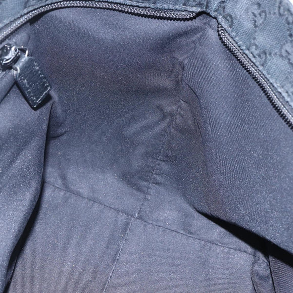 GUCCI GG Canvas Web Sherry Line Hand Bag Black Red Green 131228 Auth 152084