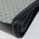 GUCCI Micro GG Supreme Shoulder Bag PVC Navy Gold 004 113 0364 Auth 152086-9