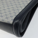 GUCCI Micro GG Supreme Shoulder Bag PVC Navy Gold 004 113 0364 Auth 152086-15