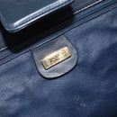 GUCCI Micro GG Supreme Shoulder Bag PVC Navy Gold 004 113 0364 Auth 152086-17
