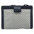 GUCCI Micro GG Supreme Shoulder Bag PVC Navy Gold 004 113 0364 Auth 152086-13