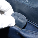 GUCCI Micro GG Supreme Shoulder Bag PVC Navy Gold 004 113 0364 Auth 152086-12