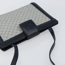 GUCCI Micro GG Supreme Shoulder Bag PVC Navy Gold 004 113 0364 Auth 152086-6