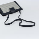 GUCCI Micro GG Supreme Shoulder Bag PVC Navy Gold 004 113 0364 Auth 152086-7