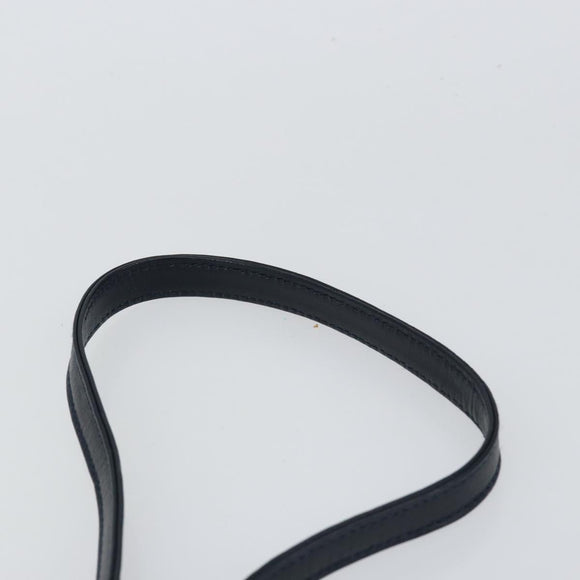 GUCCI Micro GG Supreme Shoulder Bag PVC Navy Gold 004 113 0364 Auth 152086