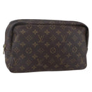 LOUIS VUITTON Monogram Trousse Toilette 28 Clutch Bag M47522 LV Auth 152088-1