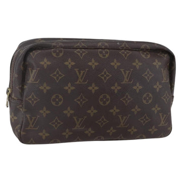 LOUIS VUITTON Monogram Trousse Toilette 28 Clutch Bag M47522 LV Auth 152088