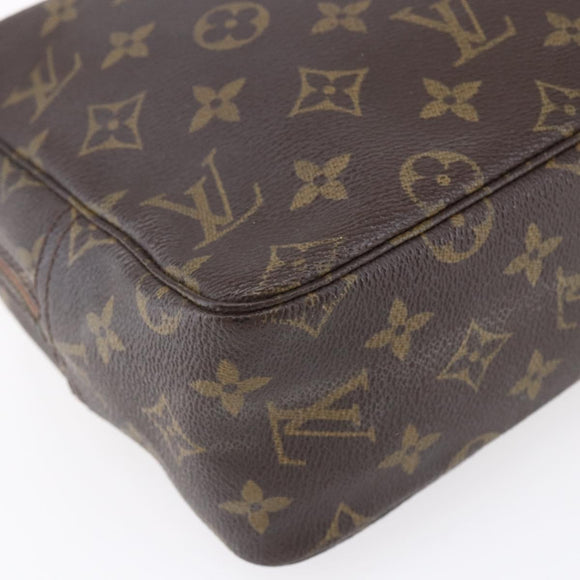 LOUIS VUITTON Monogram Trousse Toilette 28 Clutch Bag M47522 LV Auth 152088