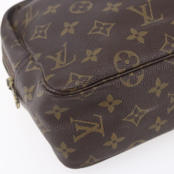 LOUIS VUITTON Monogram Trousse Toilette 28 Clutch Bag M47522 LV Auth 152088