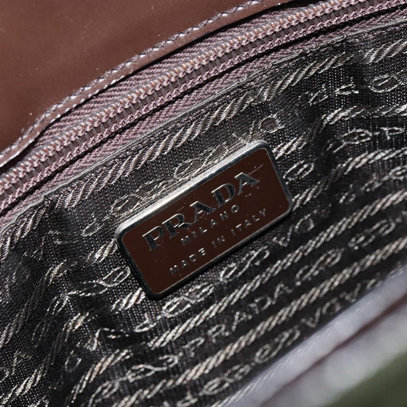 PRADA Shoulder Bag Nylon Khaki Auth 152090