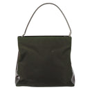 PRADA Shoulder Bag Nylon Khaki Auth 152090-13