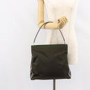 PRADA Shoulder Bag Nylon Khaki Auth 152090-24