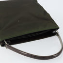 PRADA Shoulder Bag Nylon Khaki Auth 152090-6
