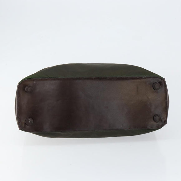 PRADA Shoulder Bag Nylon Khaki Auth 152090