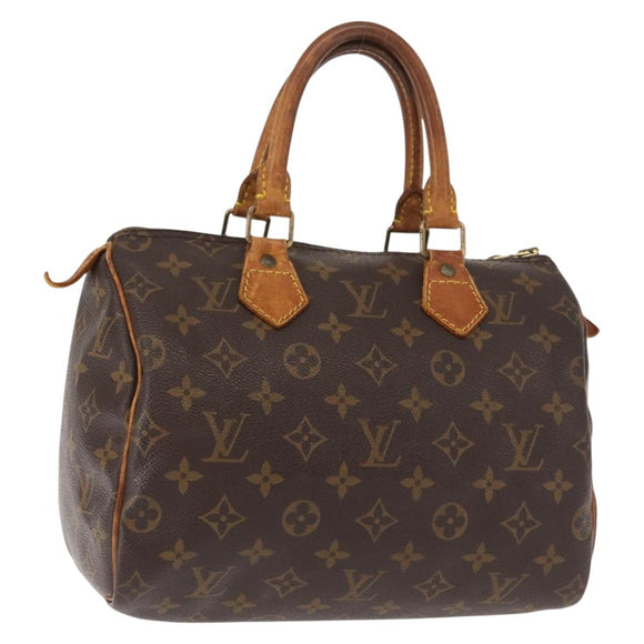 LOUIS VUITTON Monogram Speedy 25 Hand Bag M41528 LV Auth 152092