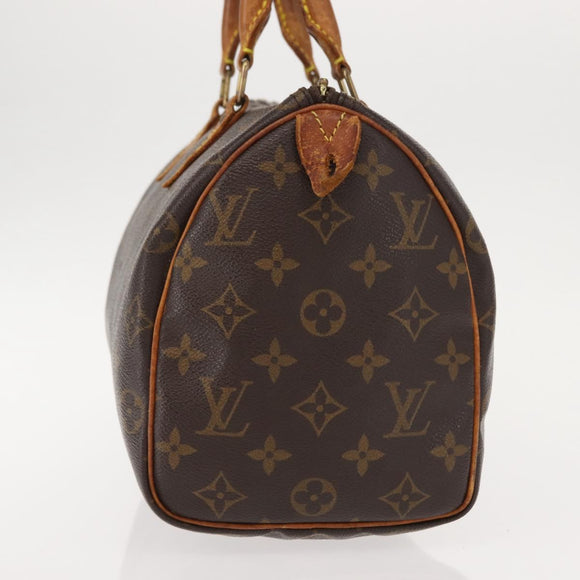 LOUIS VUITTON Monogram Speedy 25 Hand Bag M41528 LV Auth 152092