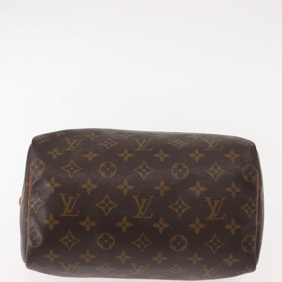 LOUIS VUITTON Monogram Speedy 25 Hand Bag M41528 LV Auth 152092