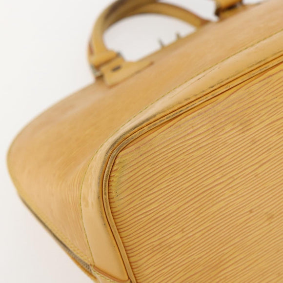 LOUIS VUITTON Epi Alma Hand Bag Yellow M52149 LV Auth 152094
