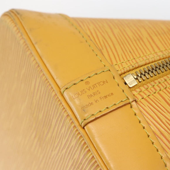 LOUIS VUITTON Epi Alma Hand Bag Yellow M52149 LV Auth 152094