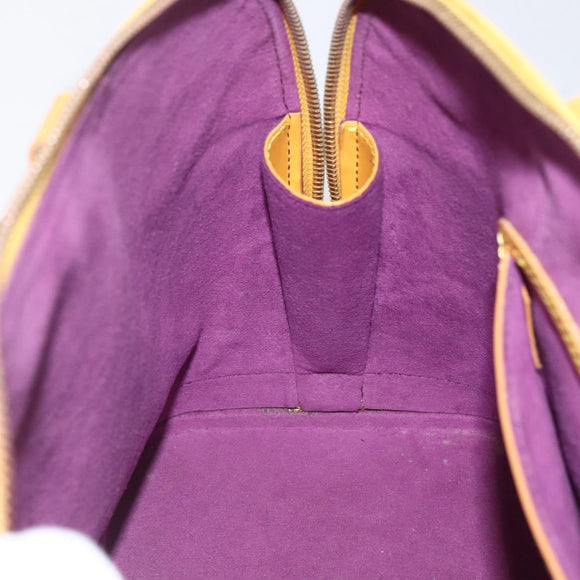 LOUIS VUITTON Epi Alma Hand Bag Yellow M52149 LV Auth 152094