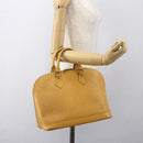 LOUIS VUITTON Epi Alma Hand Bag Yellow M52149 LV Auth 152094-21