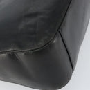 BALLY Hand Bag Leather Black Silver Auth 152095-16