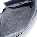 BALLY Hand Bag Leather Black Silver Auth 152095-11