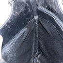 BALLY Hand Bag Leather Black Silver Auth 152095-17