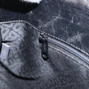 BALLY Hand Bag Leather Black Silver Auth 152095-19