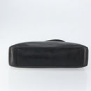 BALLY Hand Bag Leather Black Silver Auth 152095-5