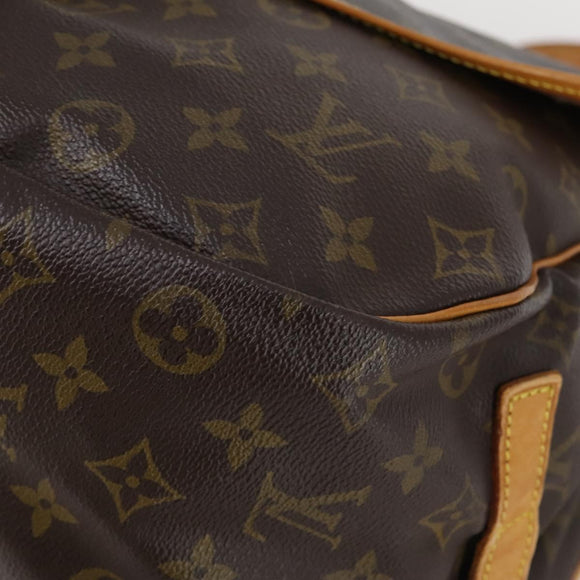 LOUIS VUITTON Monogram Saumur 35 Shoulder Bag M42254 LV Auth 152103