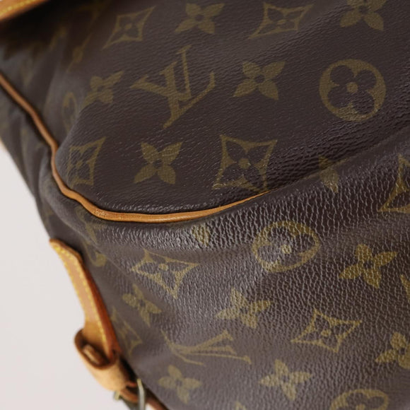 LOUIS VUITTON Monogram Saumur 35 Shoulder Bag M42254 LV Auth 152103