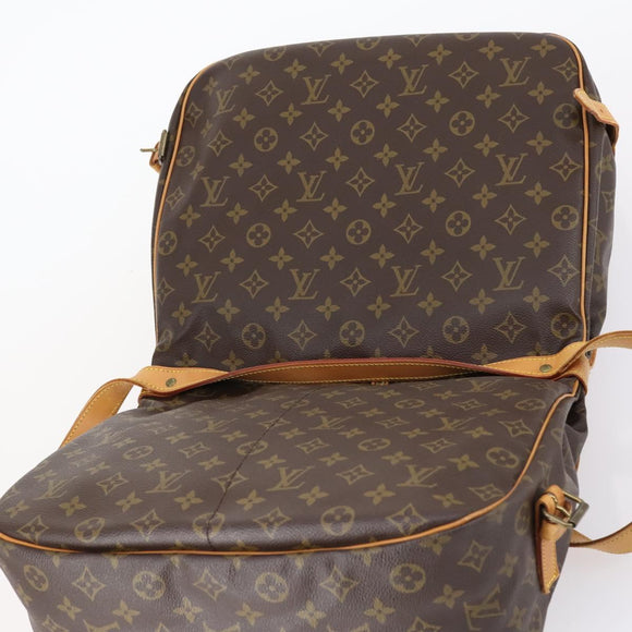 LOUIS VUITTON Monogram Saumur 35 Shoulder Bag M42254 LV Auth 152103