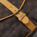 LOUIS VUITTON Monogram Saumur 35 Shoulder Bag M42254 LV Auth 152103-20