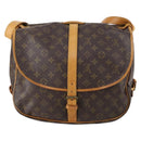 LOUIS VUITTON Monogram Saumur 35 Shoulder Bag M42254 LV Auth 152103-2