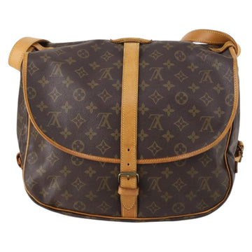 LOUIS VUITTON Monogram Saumur 35 Shoulder Bag M42254 LV Auth 152103 - 0