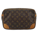 LOUIS VUITTON Monogram Compiegne 28 Clutch Bag M51845 LV Auth 152106-2