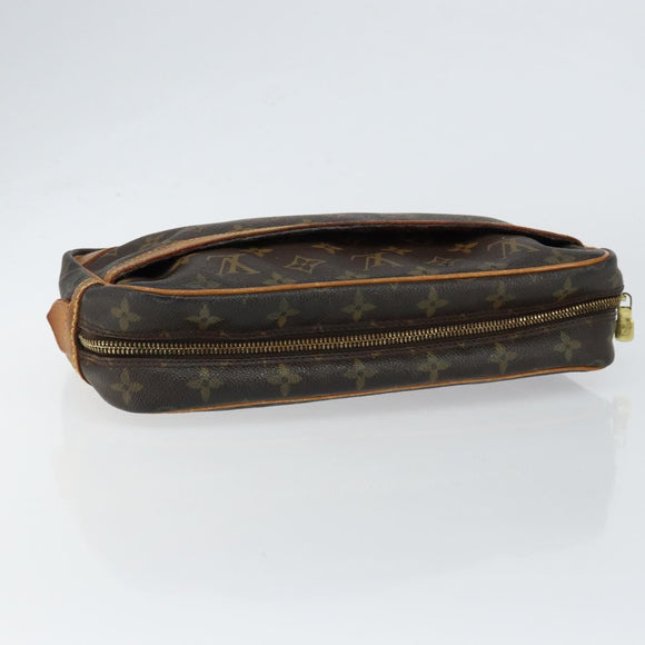 LOUIS VUITTON Monogram Compiegne 28 Clutch Bag M51845 LV Auth 152106