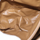 CELINE Macadam Canvas Shoulder Bag PVC Beige Gold Auth 152108-10